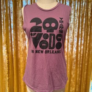 Voodoo Fest Purple Sleeveless Top
